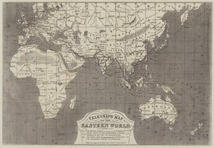 Carte télégraphique du monde oriental